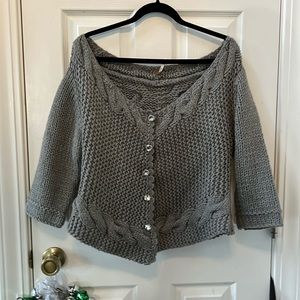 Free People Cardigan grey size Large